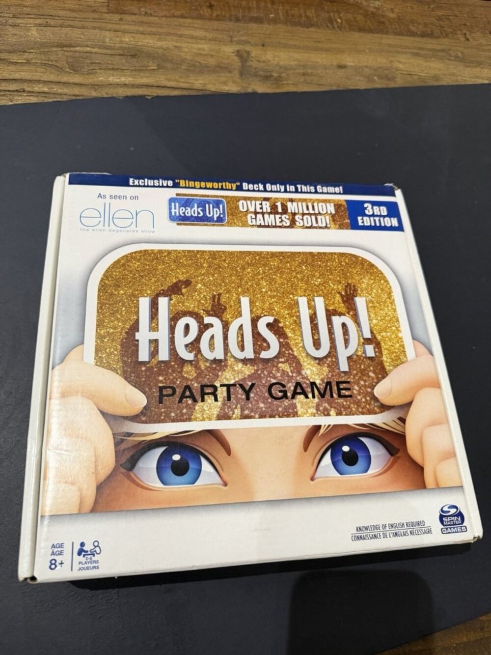 NEW HEADS UP! PARTY GAME 3RD EDITION AS SEEN ON THE ELLEN DEGENERES SHOW SEALED